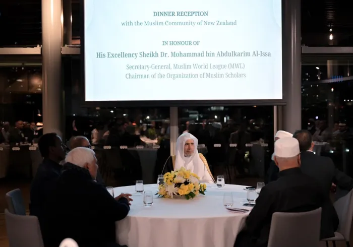 Secretary-General of the Muslim World League Meets with the Leadership of the Federation of Islamic Associations of New Zealand and the Ulema Council of New Zealand