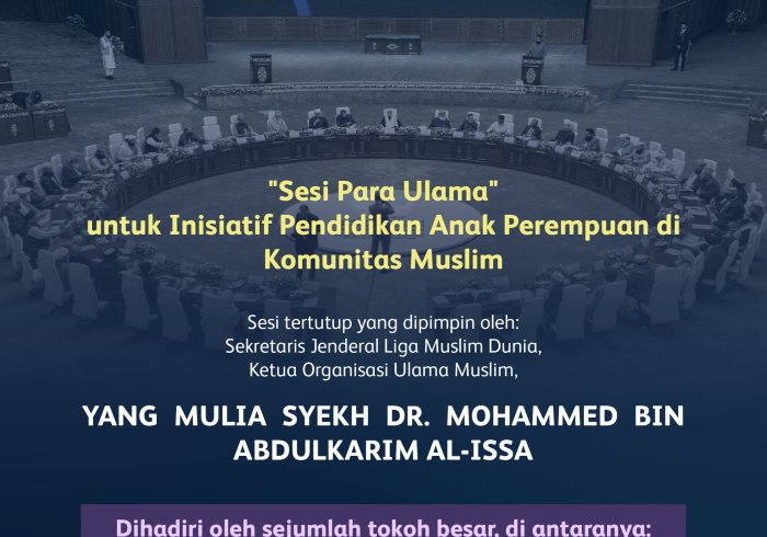 Dipimpin oleh Yang Mulia Dr. Mohammed Alissa, Dengan kehadiran dan partisipasi sejumlah ulama dan tokoh terkemuka. Berikut adalah sorotan utama dari pembahasan dalam sesi tertutup para ulama
