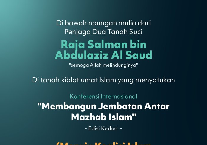 Ini adalah salah satu topik utama dalam pembahasan yang diharapkan dapat membuahkan hasil oleh para ulama besar umat dari berbagai mazhab dan aliran