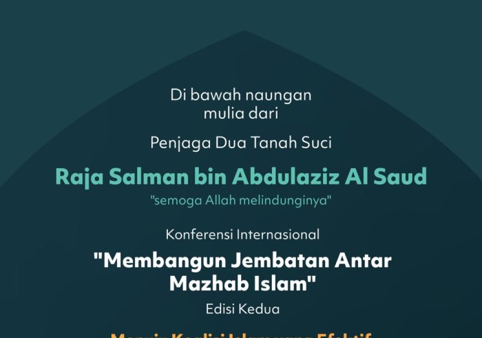 "Ensiklopedia Konsensus Intelektual Islam" adalah tonggak penting dalam perjalanan solidaritas Islam