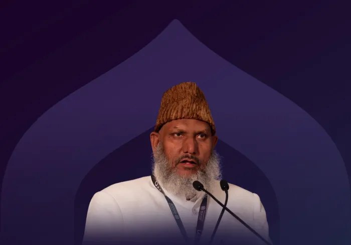 "Umat yang satu"  Kutipan dari pidato Yang Mulia Amir Jamiat Ahl Hadits di India, Syekh Dr. Asghar Ali Imam Mahdi Salafi, dalam sesi utama edisi kedua Konferensi Membangun Jembatan Antar Mazhab Islam: