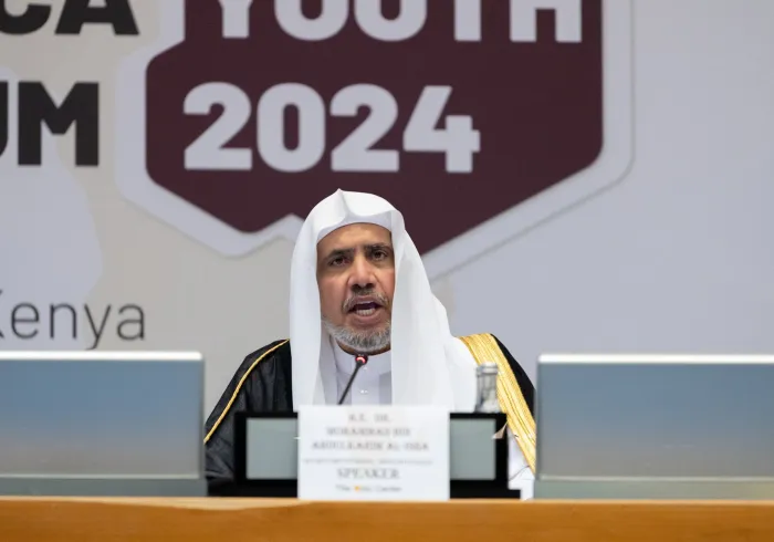 Au siège des Nations Unies à Nairobi le Secrétaire Général, Président de l’Organisation des savants musulmans, cheikh Mohammed Al-Issa, a été l'invité d'honneur du "Forum Afrique pour la Jeunesse"