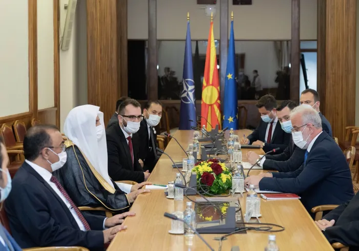 Le Président du Parlement de Macédoine du Nord, Talat Shaveri a reçu aujourd’hui Mohammed Alissa au Parlement