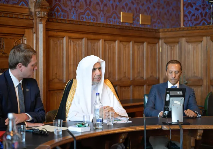 Lors d’une réunion initiée par plusieurs membres du Parlement britannique, après la séance élargie en présence du Président de la Chambre des communes :