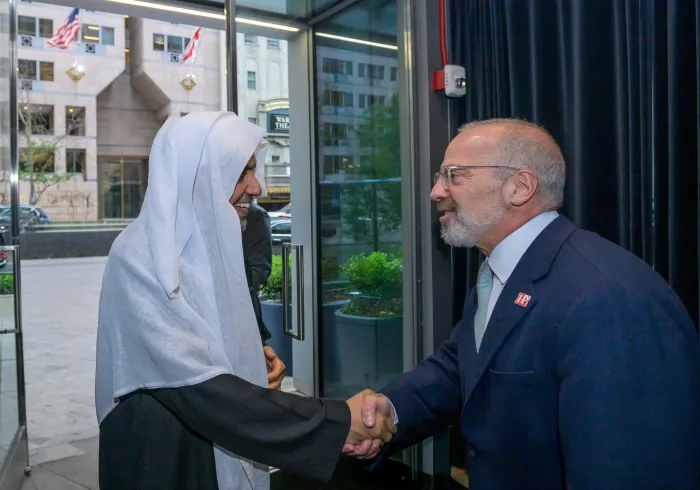 Foreign Policy Magazine Hosts the Secretary-General of the Muslim World League