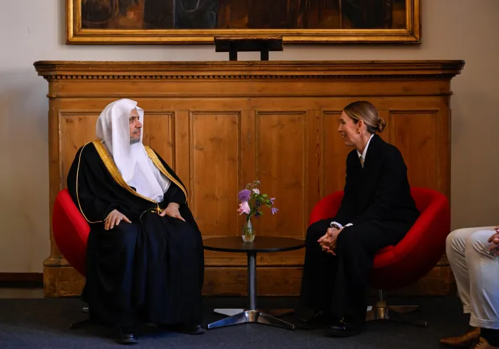H.E. Sheikh Dr. Mohammed Al-Issa , Secretary-General of the Muslim World League and Chairman of the Organization of Muslim Scholars, met earlier with H.E. Dame Jacinda Ardern, the former Prime Minister of New Zealand
