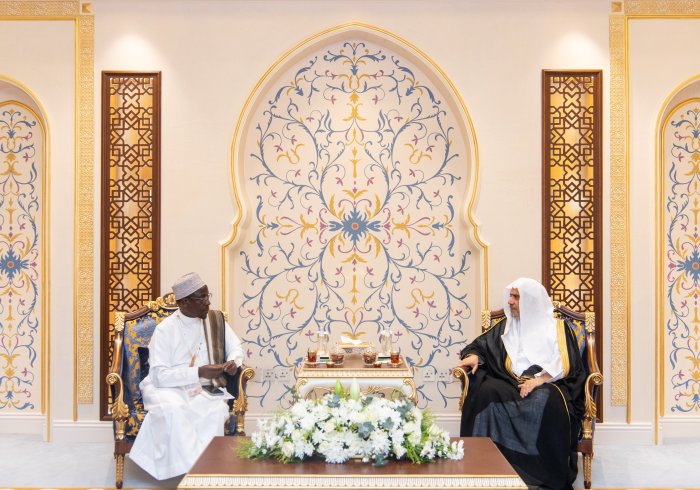 Yang Mulia Sekretaris Jenderal LMD, Ketua Asosiasi Ulama Muslim, Syekh Dr.Mohammed Alissa  , menerima kedatangan Yang Mulia Ketua Dewan Tertinggi Muslim Kenya
