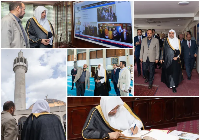 Le Centre culturel islamique de Londres a accueilli le Secrétaire Général, Président de l'Organisation des savants musulmans, cheikh Mohammed Alissa, où il a rencontré le Président du centre et ses employés, et a eu une présentation des dernières évolutions de ses installations et de ses activités.