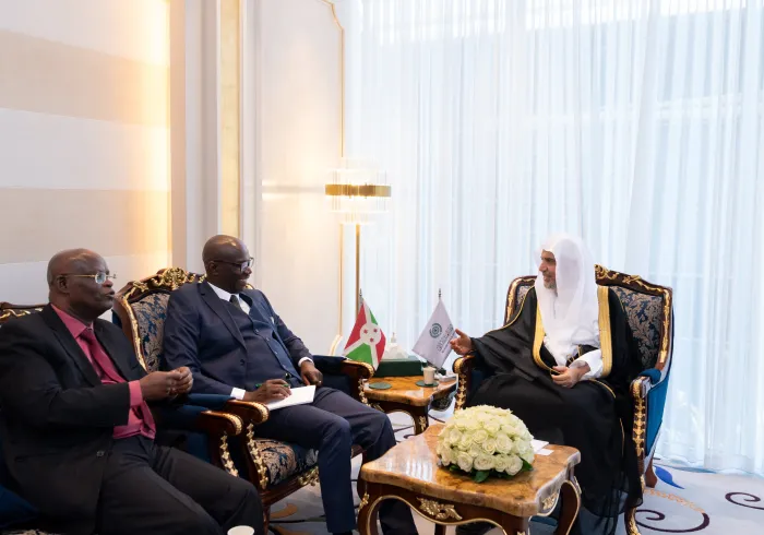 In his office in Riyadh, His Excellency Sheikh Dr. Mohammed Alissa, Secretary-General of the Muslim World League (MWL)