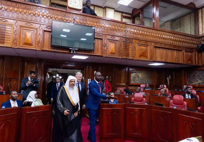 The Parliament of the Republic of Kenya, convened at its historic headquarters in Nairobi, hosted His Excellency Sheikh Dr. Mohammed Al-Issa