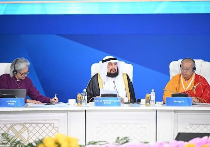 His Excellency Dr. Abdulaziz Sarhan and His Eminence Sheikh Abdul Latif Al-Mutlaq represented the MWL at the 22nd meeting of the Secretariat of the Congress of Leaders of World and Traditional Religions in Kazakhstan