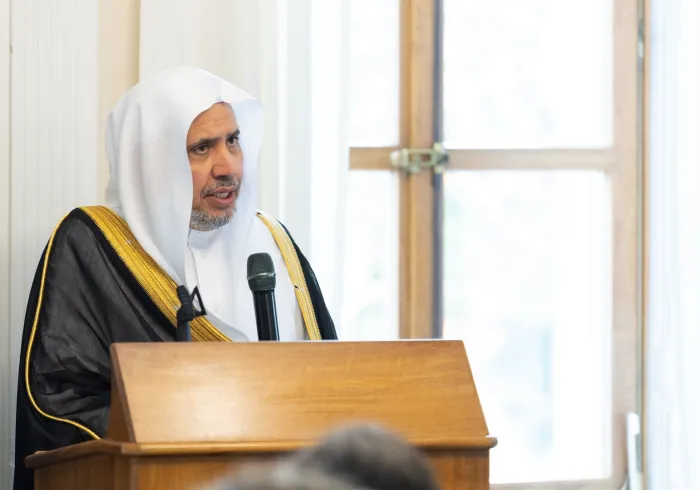 Le Secrétaire général et Président de l’Organisation des savants musulmans, cheikh Mohammed Al-Issaa a donné une conférence intitulée :