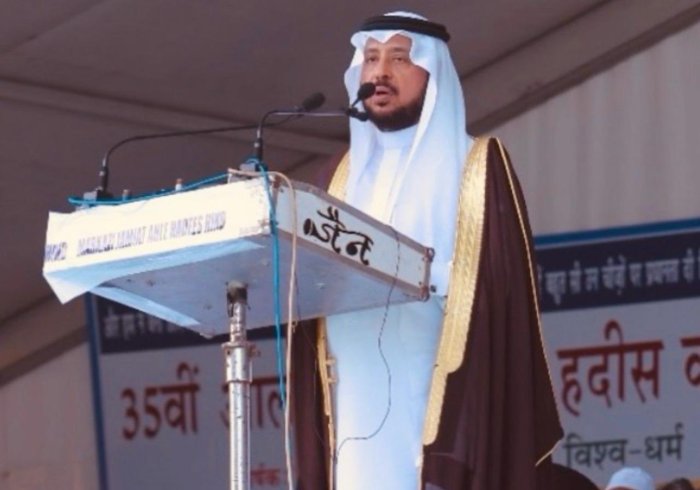 ألقى معالي نائب الأمين العام، د.عبد الرحمن الزيد كلمةَ ⁧‫رابطة العالم الإسلامي‬⁩ في الجلسة الافتتاحية لمؤتمر جمعية أهل الحديث المركزيّة في الهند