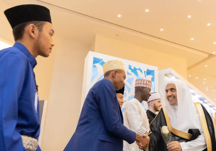 To convey the message of benevolence, noble values, and the 'Prophetic exalted character,' the Muslim World League's programs and initiatives engage youth and children across all Islamic communities