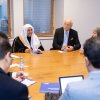 ‏عقد معالي الشيخ د. ⁧محمد العيسى‬⁩ في ⁧‫هلسنكي‬⁩ اجتماعاً مع رئيس وأعضاء المنتدى الوطني للتعاون بين أتباع الأديان والثقافات في ⁧‫فنلندا