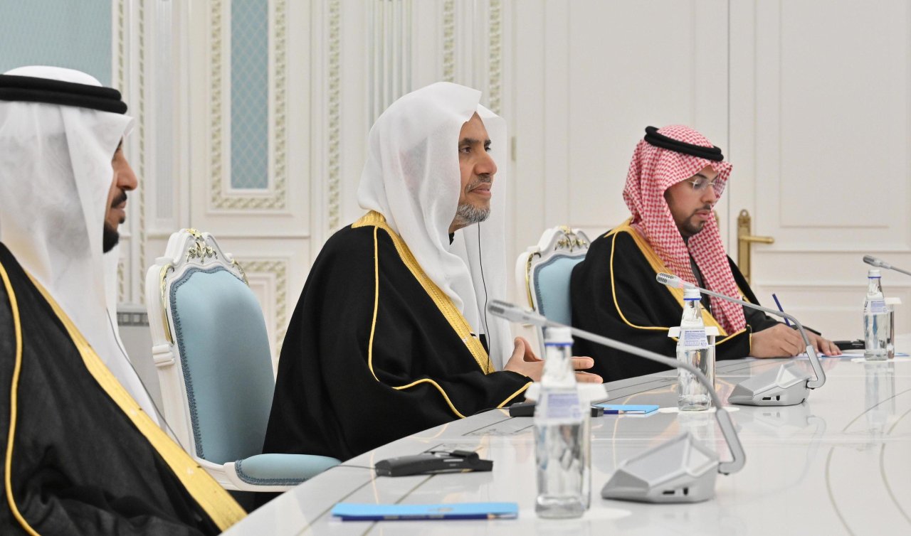 H.E. President Kassym-Jomart Tokayev, President of the Republic of Kazakhstan, received H.E. Sheikh Dr. Mohammed bin Abdulkarim Al-Issa, Secretary-General of the Muslim World League (MWL) and Chairman of the Organization of Muslim Scholars