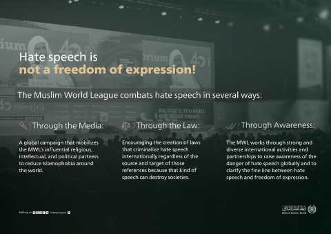 Hate speech is not freedom of expression! 