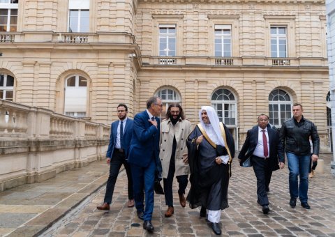 HE Dr. Mohammad Alissa met with the chairman of the Saudi-Arab Parliamentary Friendship Committee this week in France