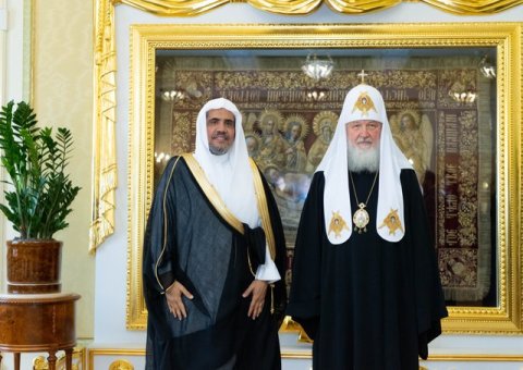 To further the MWL's commitment to interfaith outreach, HE Dr. Mohammad Alissa met with the Patriarch Kirill of Moscow and All Russia last year