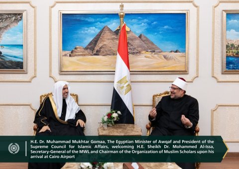 Highlights from the visit of His Excellency Sheikh Dr. Mohammed Al-Issa, Secretary-General of the Muslim World League (MWL) and Chairman of the Organization of Muslim Scholars, to the Arab Republic of Egypt