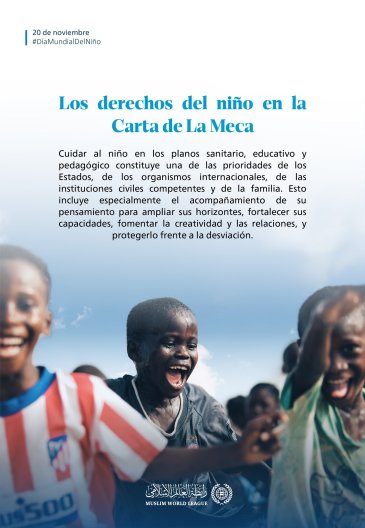 La infancia está presente en la Carta Meca