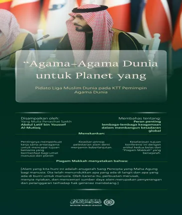 Tujuannya selaras dengan artikel ke-12 dari Piagam Makkah. Sorotan dari partisipasi Liga Muslim Dunia dalam KTT Pemimpin Agama Dunia di ibu kota Azerbaijan, "Baku", dalam rangka Konferensi Perubahan Iklim PBB (COP 29) tahun 2024: