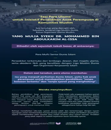 Dipimpin oleh Yang Mulia Dr. Mohammed Alissa, Dengan kehadiran dan partisipasi sejumlah ulama dan tokoh terkemuka. Berikut adalah sorotan utama dari pembahasan dalam sesi tertutup para ulama