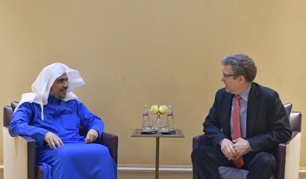 HE Dr. Mohammad Alissa met in Washington DC HE Amb. Sam Brownback