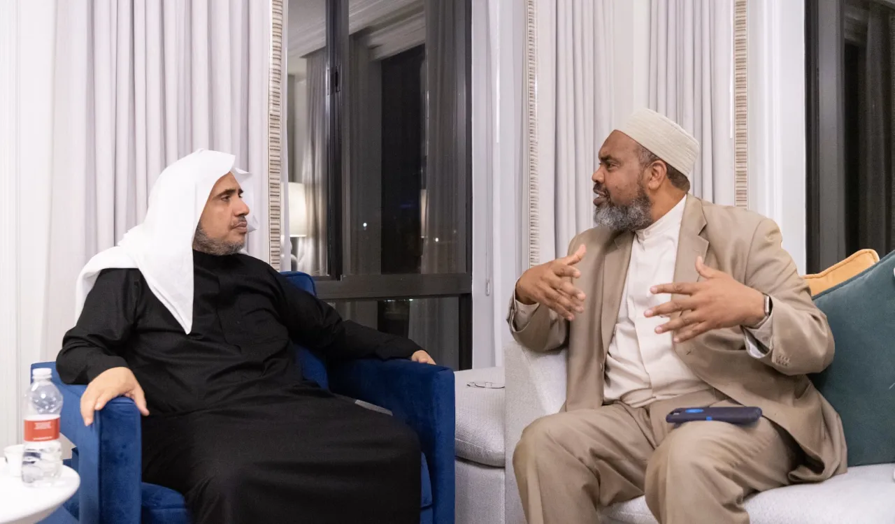 دورۂ امریکہ میں رابطہ عالم اسلامی کے عزت مآب سیکرٹری جنرل نے متعدد اسلامی شخصیات سے ملاقات کی