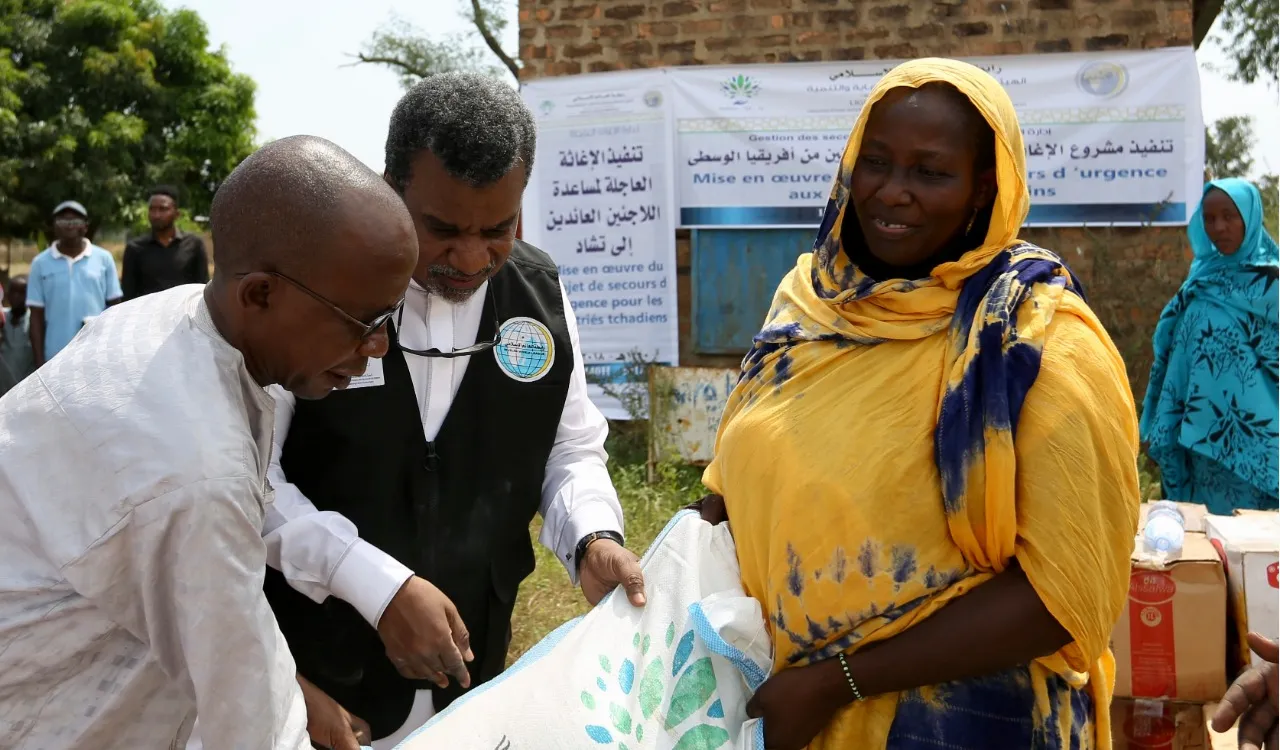 MWL concludes urgent relief campaign aimed at distributing food baskets to about 40,000 of refugees of Central Africa