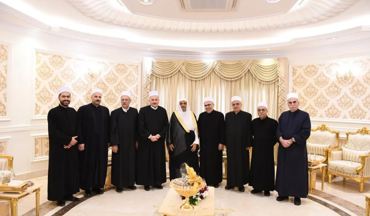 عزت مآب شیخ ڈاکٹر محمد العیسي نے آج دوپہر دروز کمیونٹی لبنان کے سربراہی وفد کا استقبال کیا