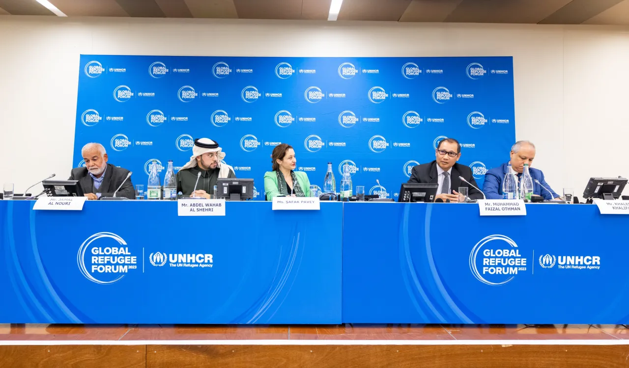 On behalf of the Muslim World League, Mr. Abdulwahab Alshehri, Assistant Secretary-General for Corporate Communication at the MWL, spoke at the organization’s discussion panel at the Global Refugee Forum in Geneva