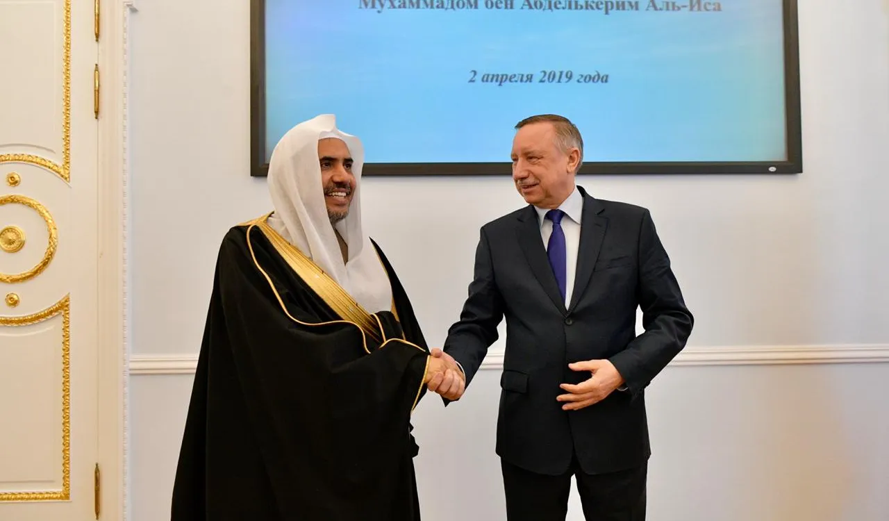 D. Mohammad Alissa vante la Russie pour ce qui est de l’harmonie religieuse et ethnique lors de sa rencontre avec le gouverneur de Saint-Pétersbourg 