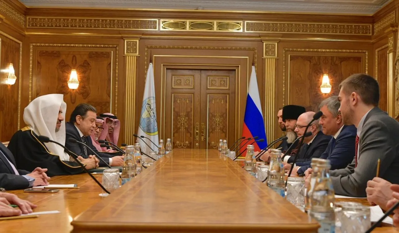 Le Président de la #Douma en Russie Mr. Viatcheslav Volodine reçoit le D. #MohammadAlissa à #Moscou