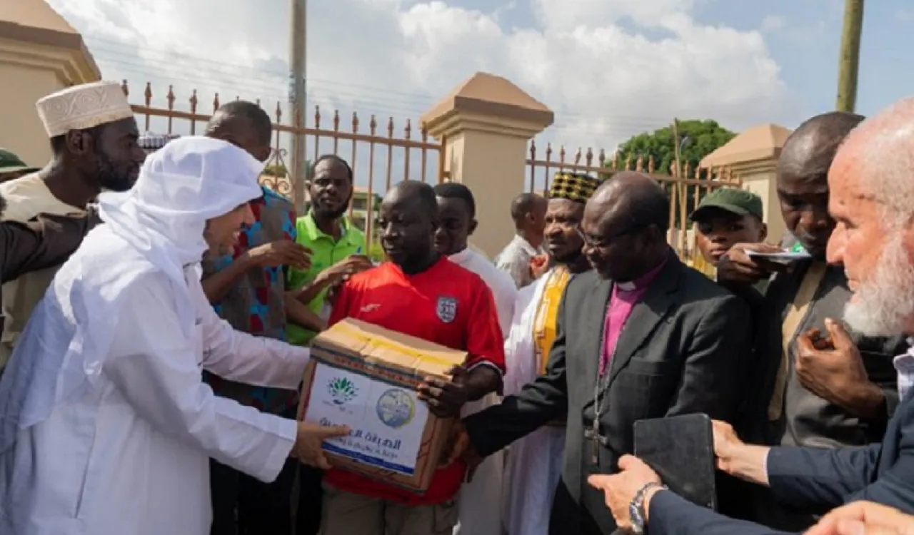 The MWL provides food aid to communities in need as part of its broader humanitarian mission