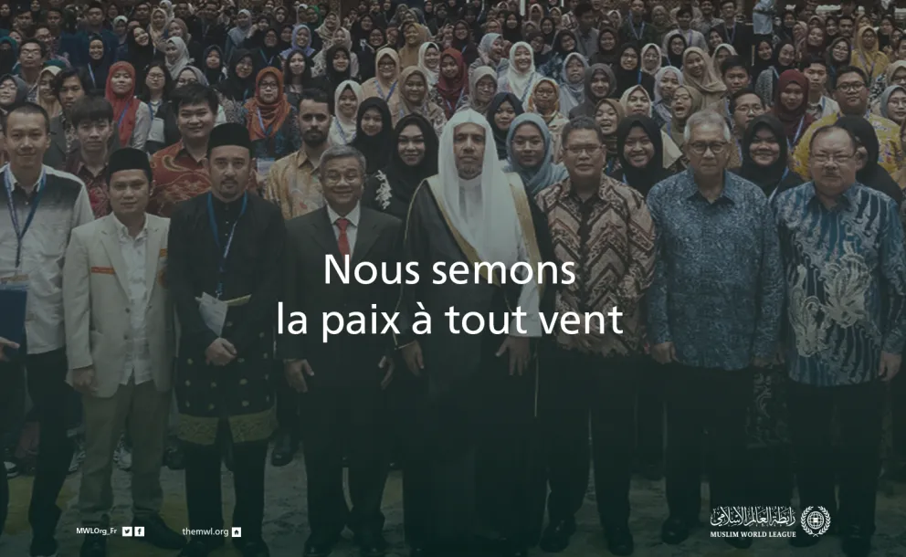 Notre message : « la paix avec la Terre et l’Homme »