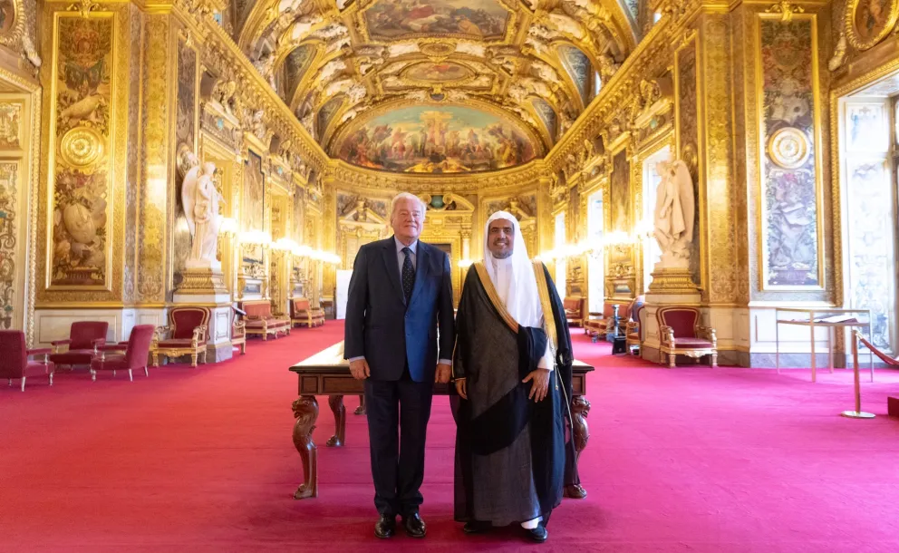 Le Président de la Commission des affaires étrangères et de la défense au Sénat français durant sa rencontre avec le D. Alissa : « Vous appelez à la paix, à coexistence et vous avez tenu un discours éclairé avec les responsables religieux. »