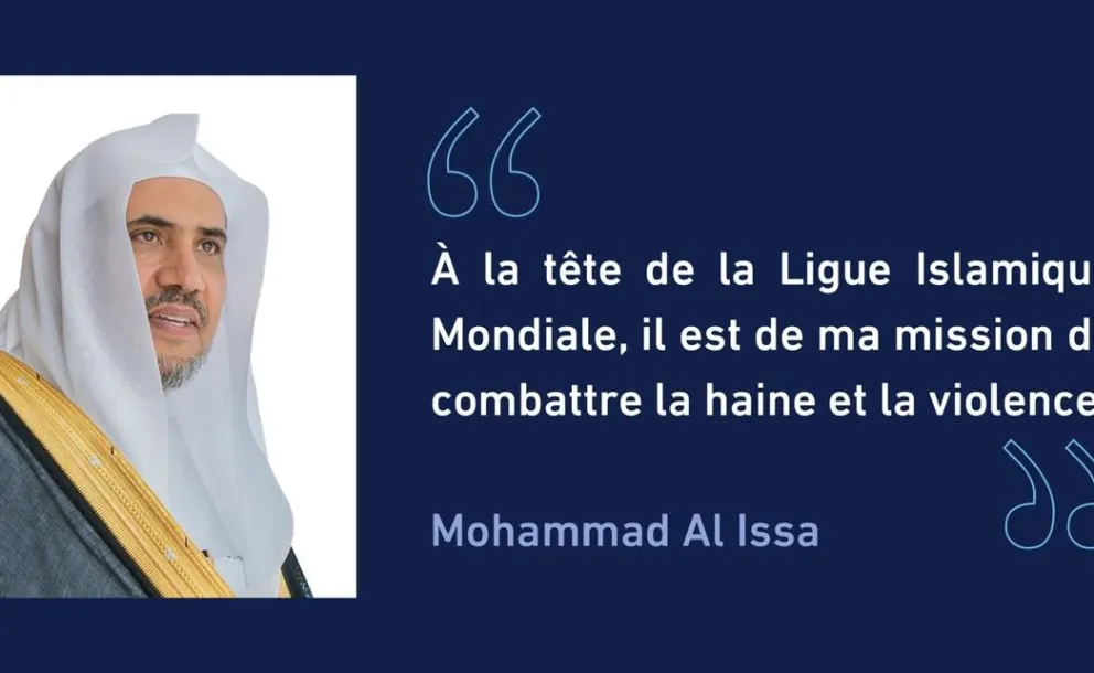 À la tête de la Ligue Islamique Mondiale , la mission de Mohammad Alissa a toujours été de combattre les forces de la haine et de la violence.