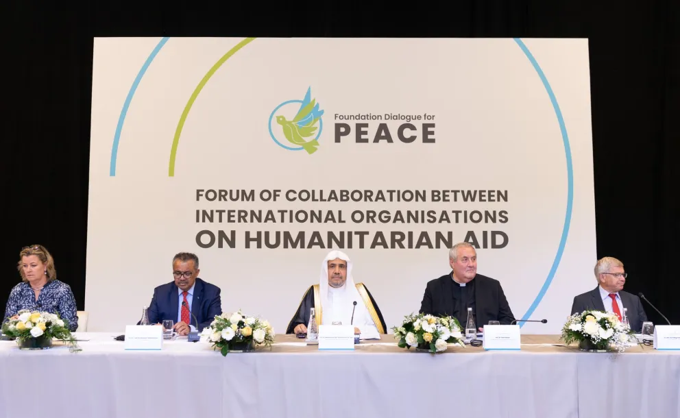 A Genève MohammadAlissa a été l’invité d’honneur du forum «La coopération entre les organisations internationales dans le domaine humanitaire» en présence des plus grands responsables