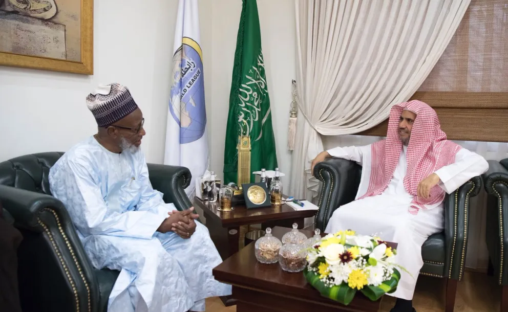 D. Mohamed Alissa recevant le grand Mufti du Cameroun Cheikh Mahmoud Bakari