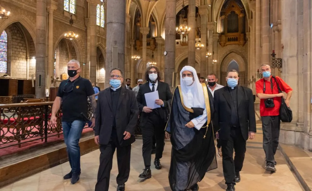 Mohammad Alissa, secrétaire général de la Ligue Islamique Mondiale, s’est rendu à la Basilique Notre Dame de l’Assomption à Nice pour un temps de recueillement et de fraternité interreligieuse.