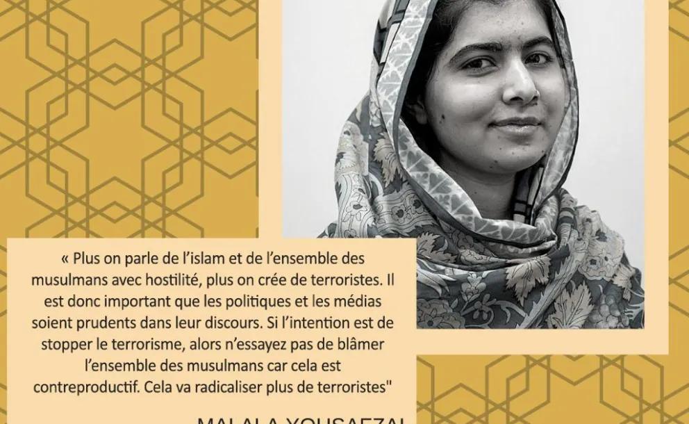 La position de Malala Yousafzai sur le lien entre l’islam et le terrorisme est simple.