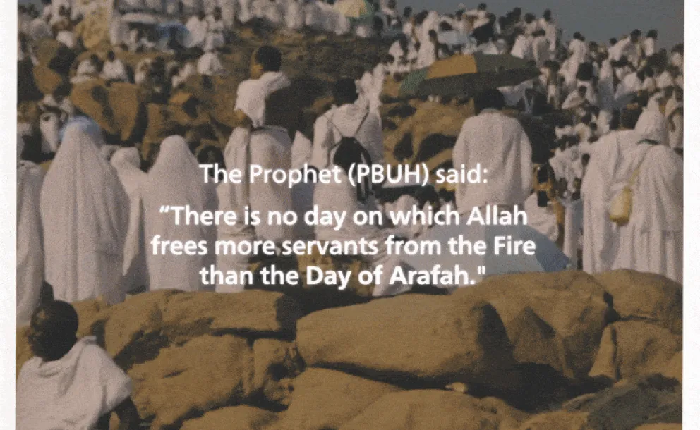 The Day of Arafah — a day on which Allah boasts of His servants before the inhabitants of the heavens.