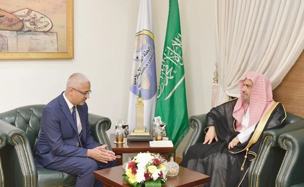 D. Mohammad Alissa avec l’Ambassadeur d’Australie au Royaume d’Arabie Saoudite