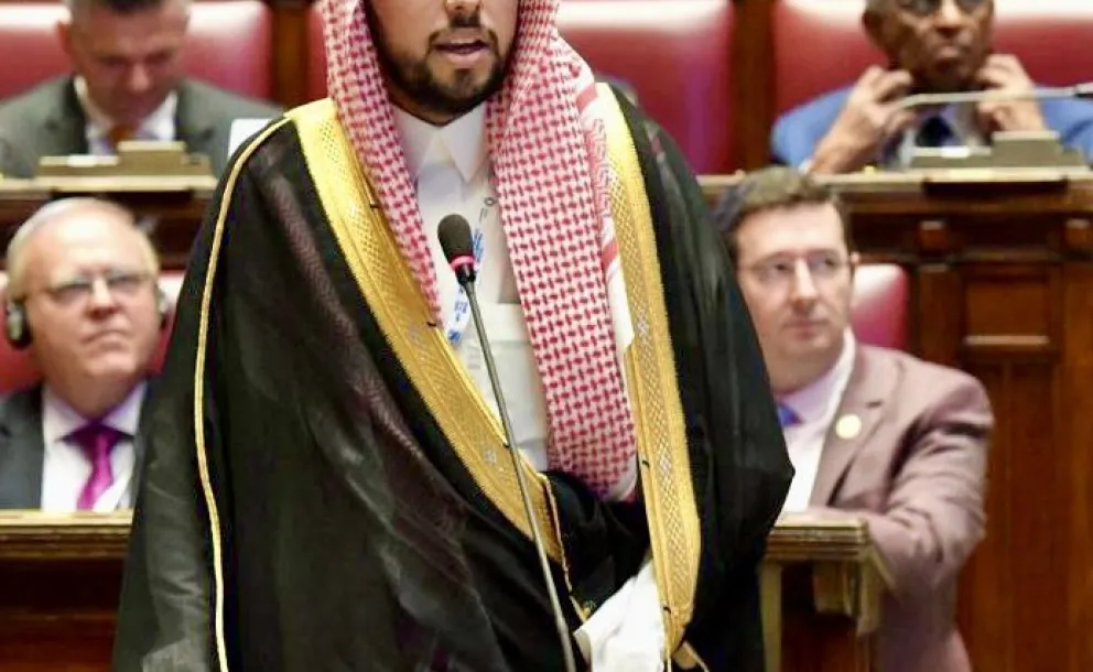 El Subsecretario General encargado de la comunicación institucional, el Sr. Abdelwahab Al-Shehri, pronunció el discurso de la LigadelMundoIslamico durante la segunda conferencia parlamentaria sobre el diálogo interreligioso, organizada por la Unión interp
