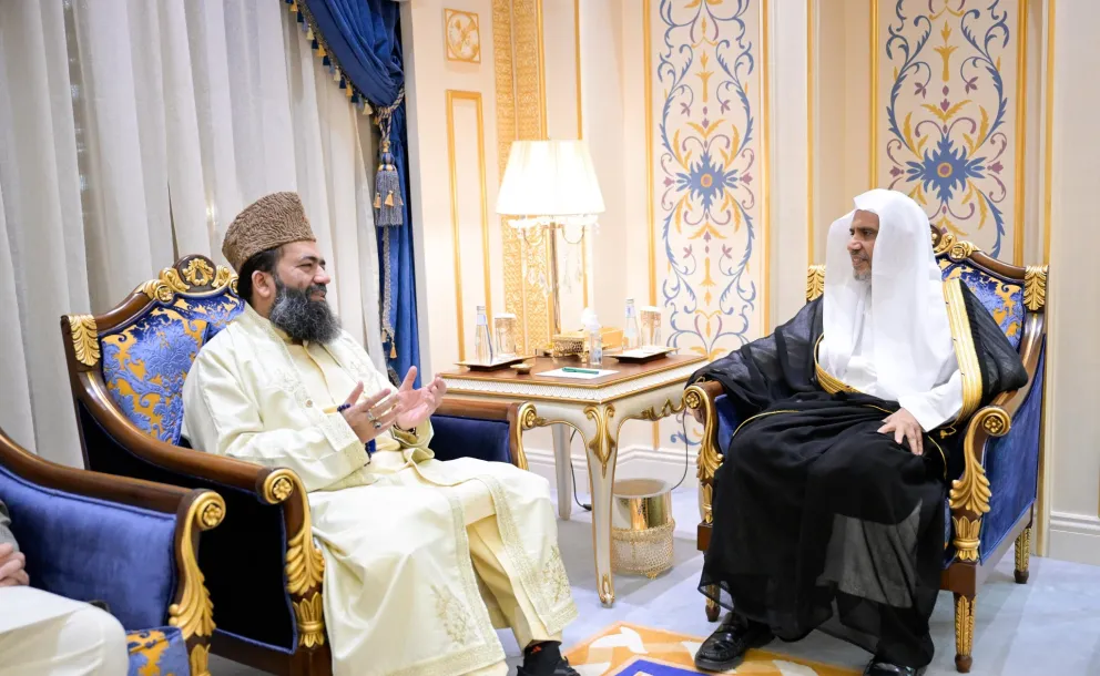 سیکرٹری جنرل رابطہ، زت مآب شیخ  ڈاکٹر محمد العیسی نے آج شام مکہ مکرمہ میں صدر تنظیمِ ائمہ ومجلسِ علمائے پاکستان، شیخ عبدالخبیر آزاد سے ملاقات کی