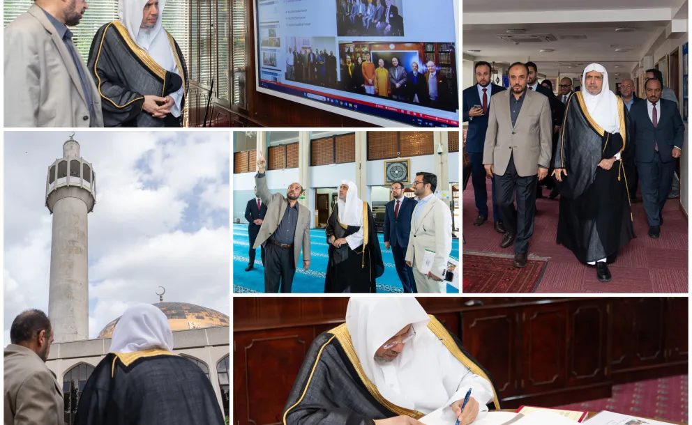 Pusat Kebudayaan Islam di London menyambut Yang Mulia Sekretaris Jenderal LMD, Ketua Asosiasi Ulama Muslim, Syekh Dr. Mohammed Alissa