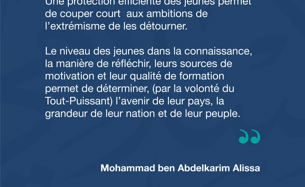 « La jeunesse, dans le monde, c’est n’est pas uniquement une question de gestion, mais plutôt une ressource qui doit être optimisée ».