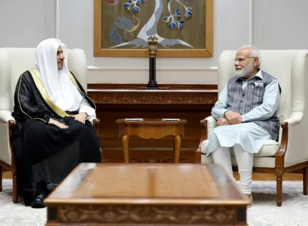 المركز الثقافي الإسلامي الهندي يحتفي بوفد الرابطة بحضور مفتي الهند وكبار علمائها