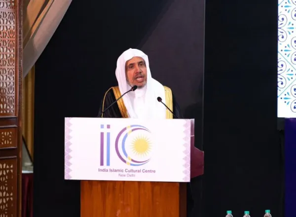 المركز الثقافي الإسلامي الهندي يحتفي بوفد الرابطة بحضور مفتي الهند وكبار علمائها